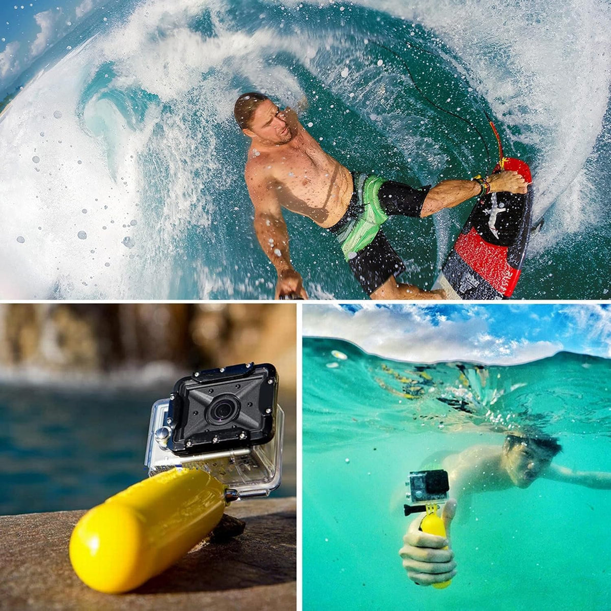 PCTC Waterproof Case for Go Pro Hero 13 Black, Accessories for Hero13/12/11/10/9 Black Waterproof Case, Supports 60M/196FT Underwater Dive, Professional Action Camera Dive Accessory