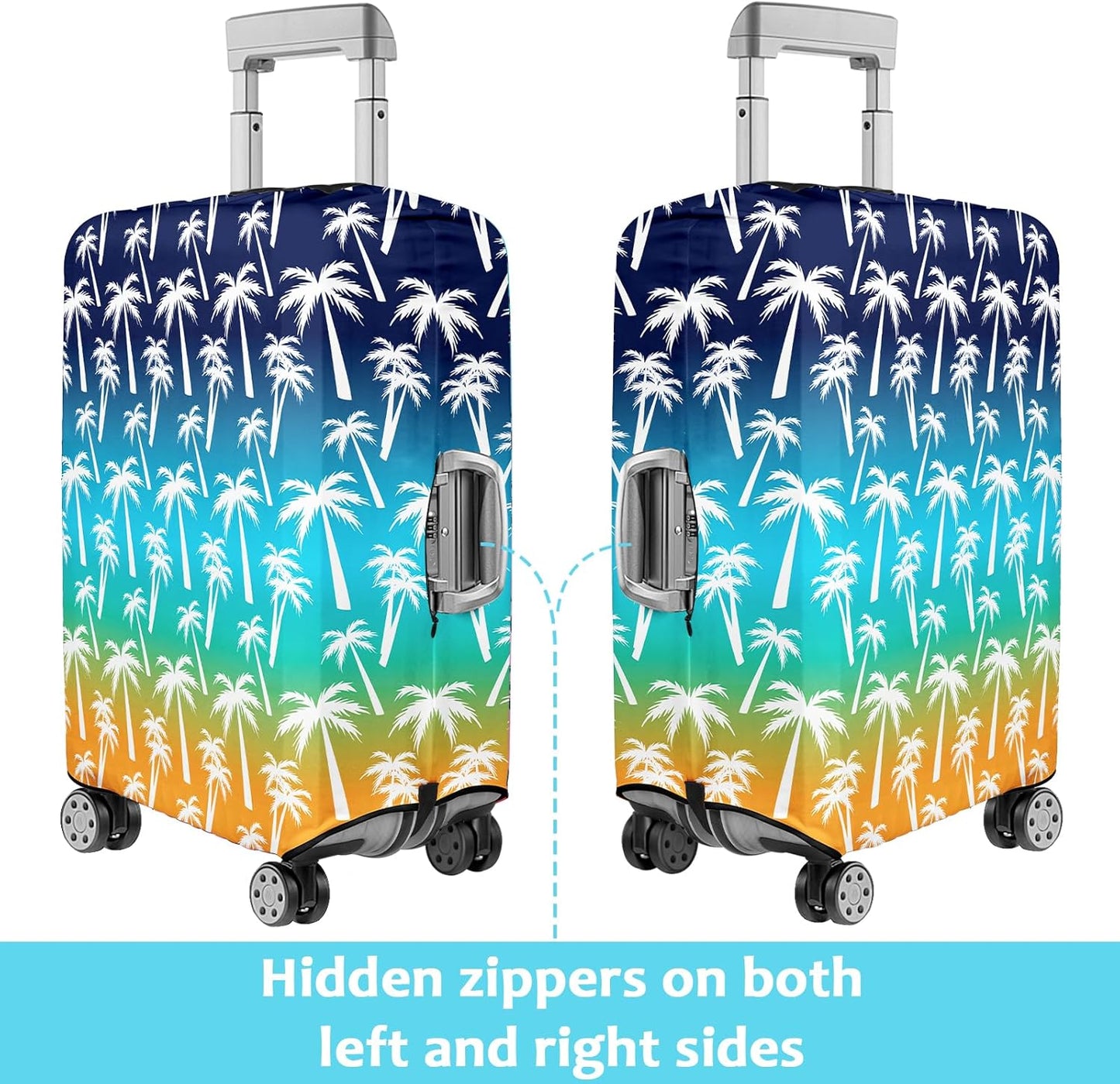 Luggage Cover for Suitcase Elastic Suitcase Cover Protector, Carry On Luggage Sleeve Anti Scratch Travel Essentials Suitcase Protector Fits 27-29