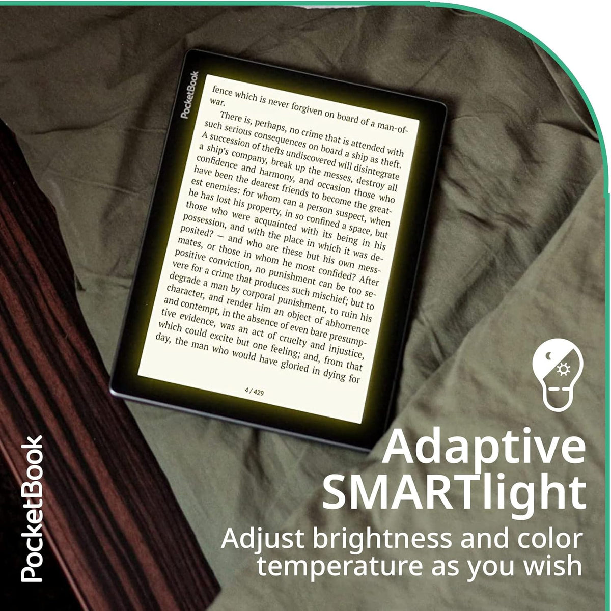 PocketBook InkPad Lite | E-Book Reader with Large E-Ink Screen 9.7ʺ | Glare-Free & Eye-Friendly E-Reader | Wi-Fi | Adjustable SMARTlight | Micro-SD Slot | E-Readers for Kids, Adults & Seniors