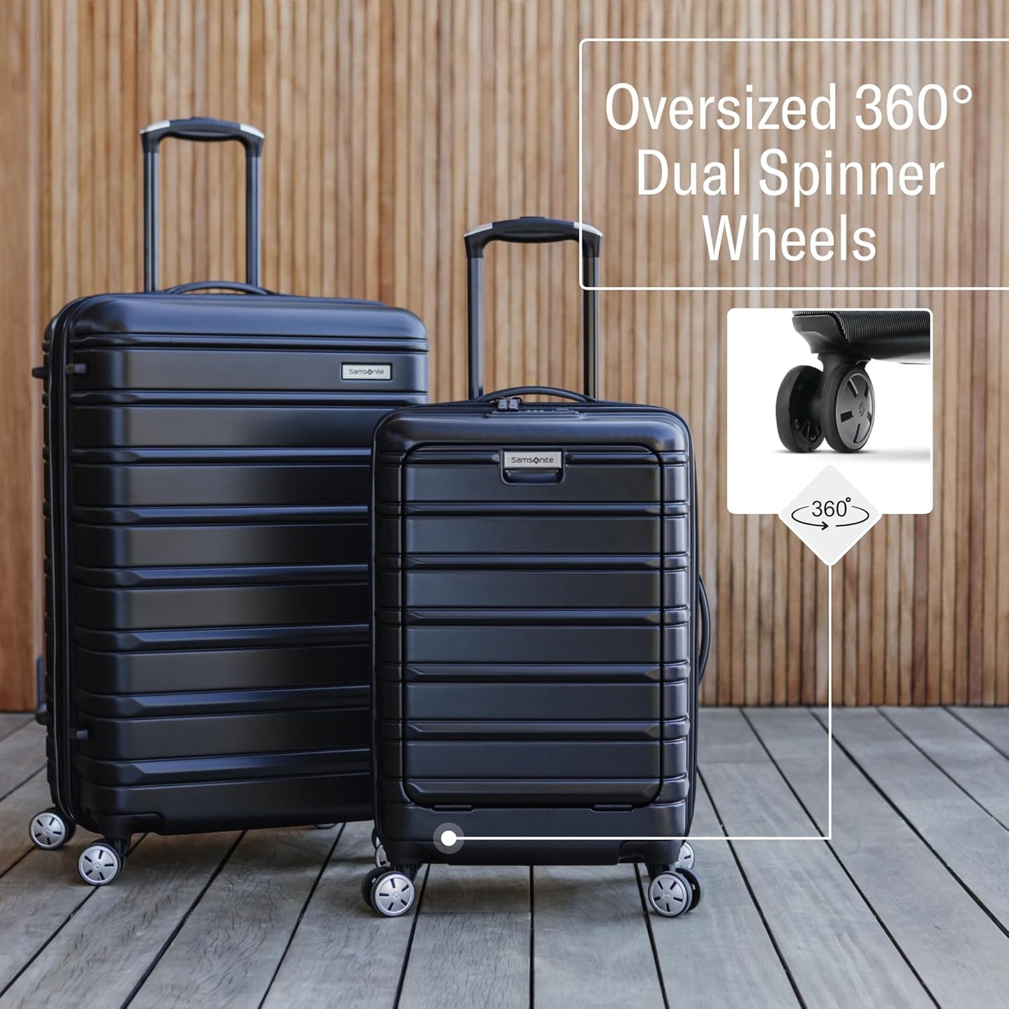 Samsonite Omni 2 Hardside Expandable Luggage with Spinner Wheels, 19X14X9 CARRY-ON SPINNER, CARIBBEAN BLUE