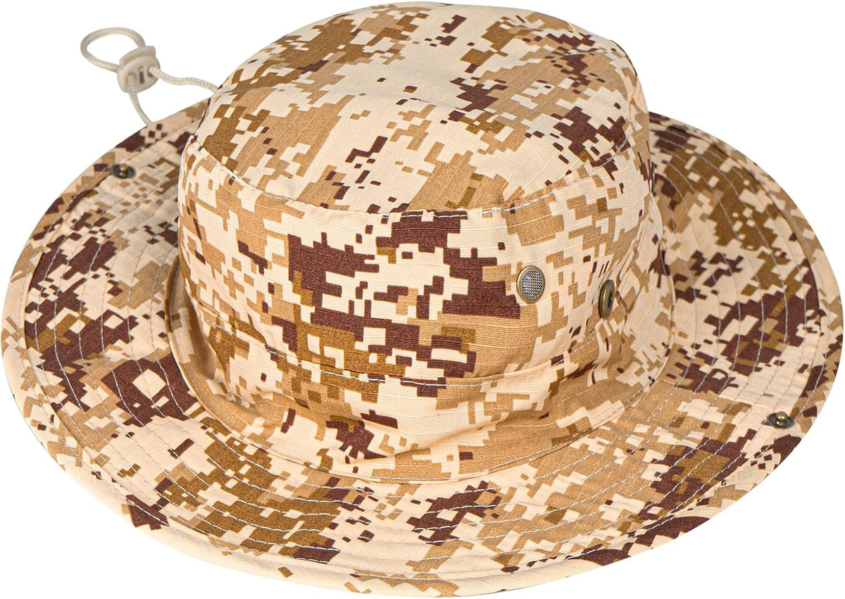 Sun Hats for Men Women Boonie Hat Foldable Fishing Hat UPF 50+ Bucket Hat for Fishing Hiking Garden Safari Beach