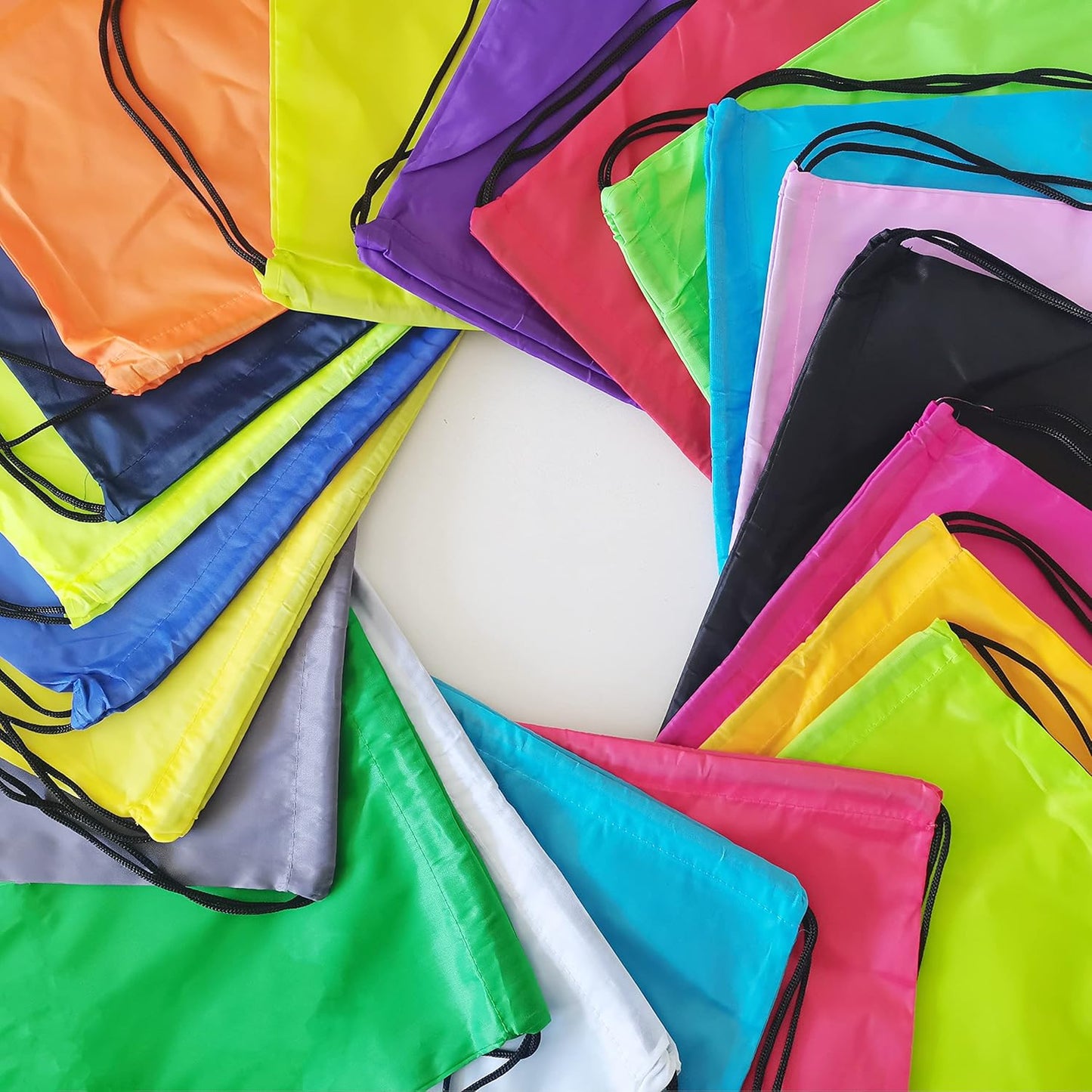 600Pcs Drawstring Backpack Bags String Backpack Sports Sack Pack Bulk Cinch Tote Gym Bag For Women Men Outdoor Traveling Sports Backpack(20 Colors)