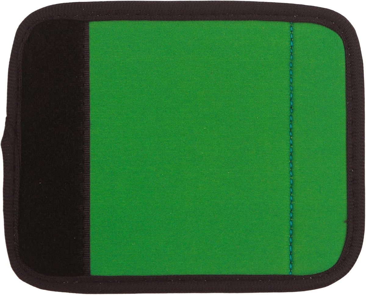 Neoprene Luggage Handle Wraps for Traveling Bright Color Luggage Tags|Handle Wraps|Handle Covers (Dark Green)