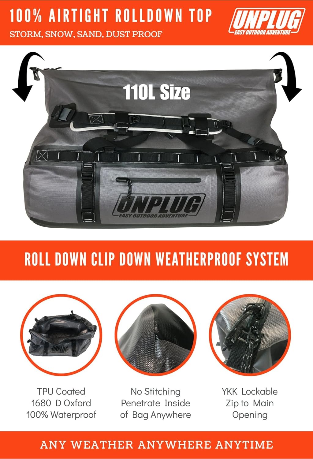 waterproof bags for camping duffle bag waterproof duffle bag backpack for travel 90l 60l 70l duffel duffle bag waterproof duffle bags for travel backpack duffel travel duffel bag backpack (110L SG)