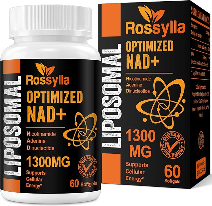 1300 MG Liposomal NAD+ Supplement | Highest Absorption | Purest NAD Supplemet to Boost NAD+ Effetively | Boosting NAD+ Supplement for Aging Defese, Cellular Energy, Longevity | 120 Count