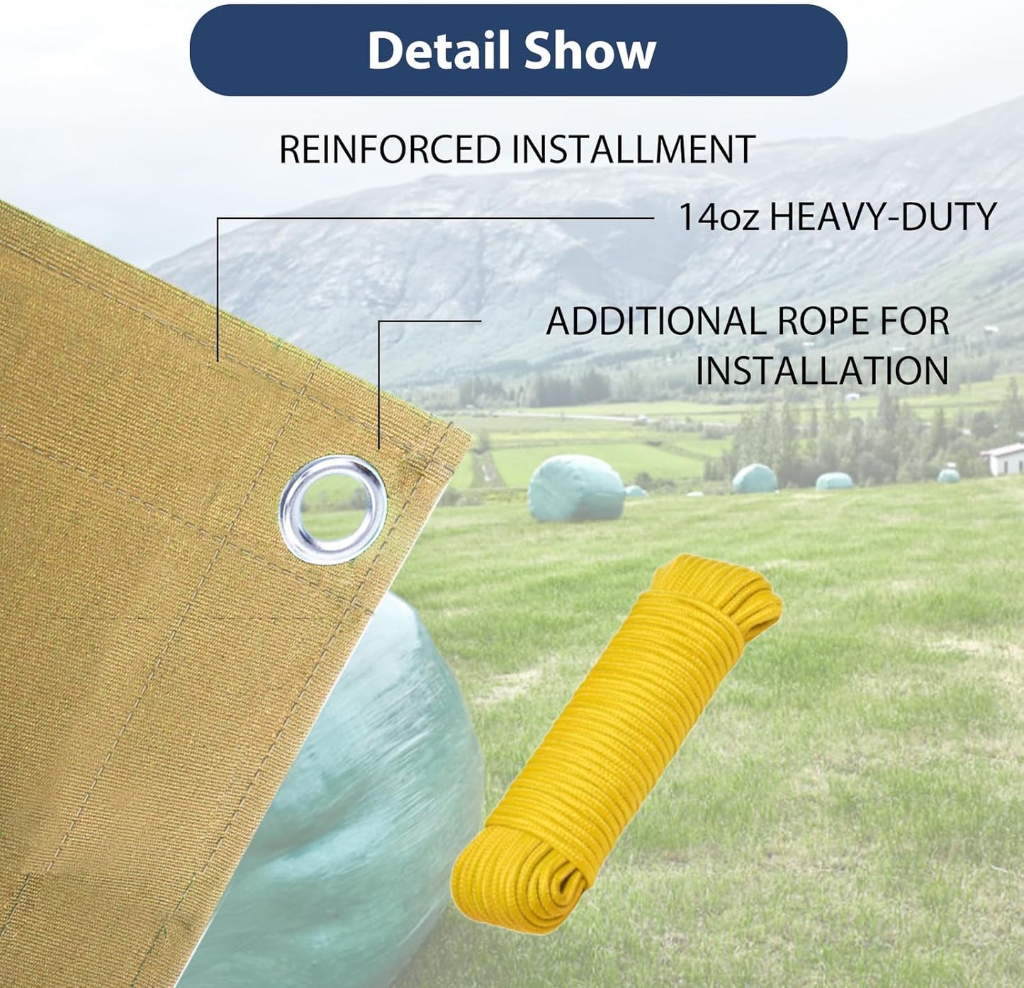 10’x10’ Canvas Tarps Heavy Duty Waterproof Tarpaulins with Aluminum Grommets,UV Resistant, 22Mil Multipurpose Drop Cloth, 14oz Cover Sheet for Outdoor and Indoor Use with Ropes Yellow