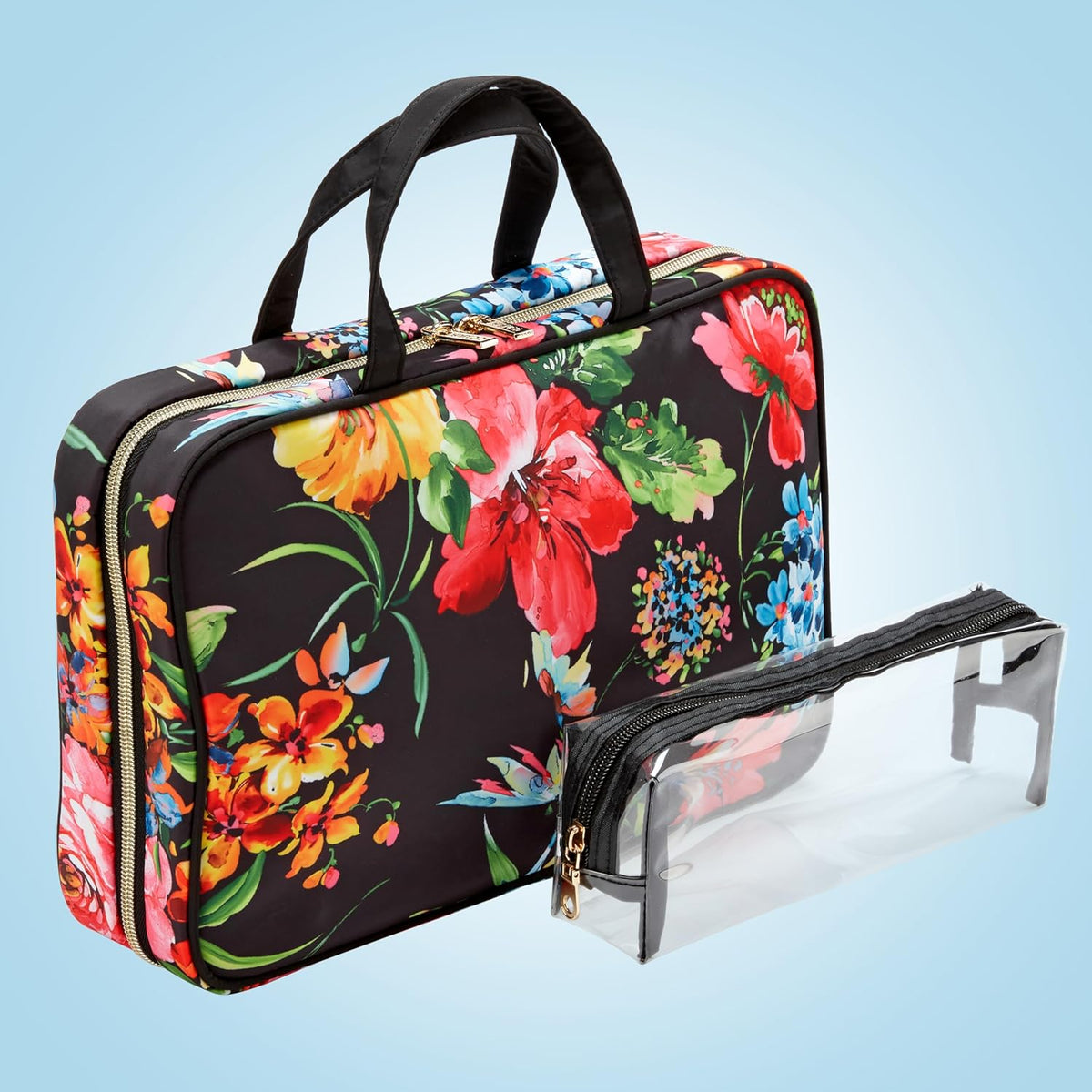 Conair Travel Toiletry Bag - Makeup Bag - Cosmetic Bag -Travel Makeup Bag
