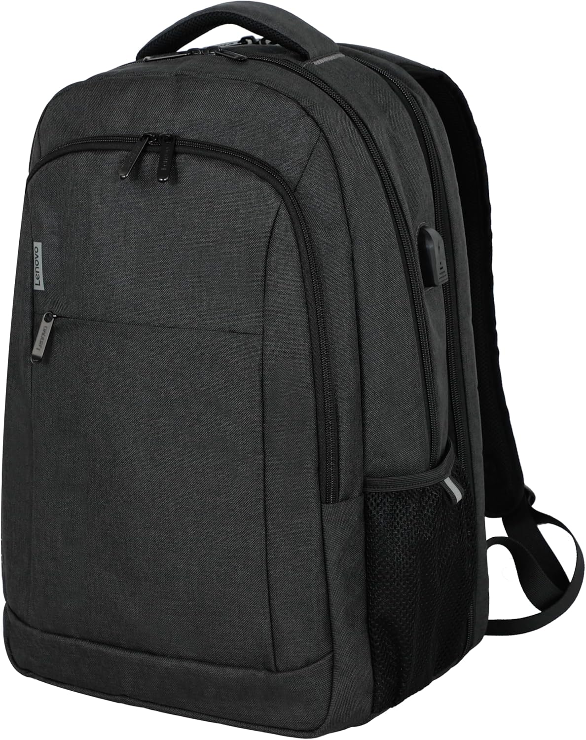 Lenovo B325 Laptop Backpack, 35L, Anti-Theft Travel Backpack, External USB Port, Water-Resistant, Luggage Strap, Fits 16-Inch Laptops, Durable Work & Commute Bag for Men & Women, Gifts for Travelers