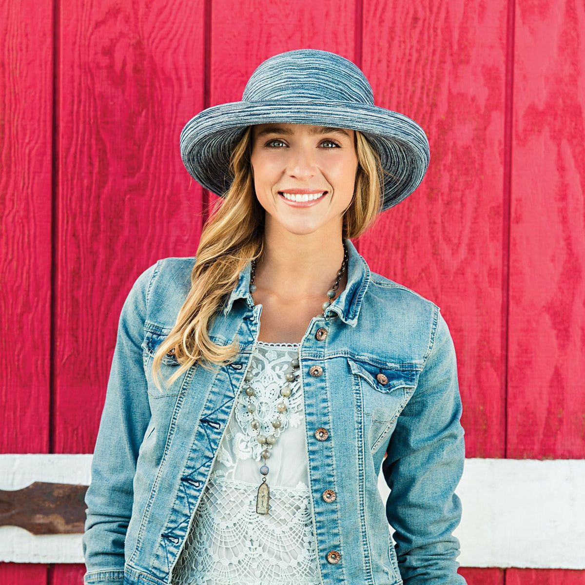 Wallaroo Hat Company Women’s Sydney Sun Hat - UPF 30+ Sun Protection, Packable, Adjustable, Medium - Beach, Travel, Wide Brim