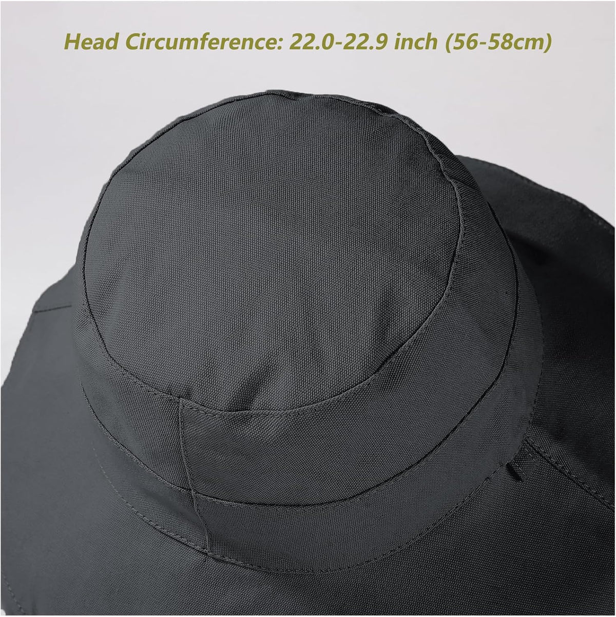 vidsel Womens Sun Hats Wide Brim Reversible Bucket Cotton Hat Packable Summer Travel Cap with Hat Clip,UV Protection