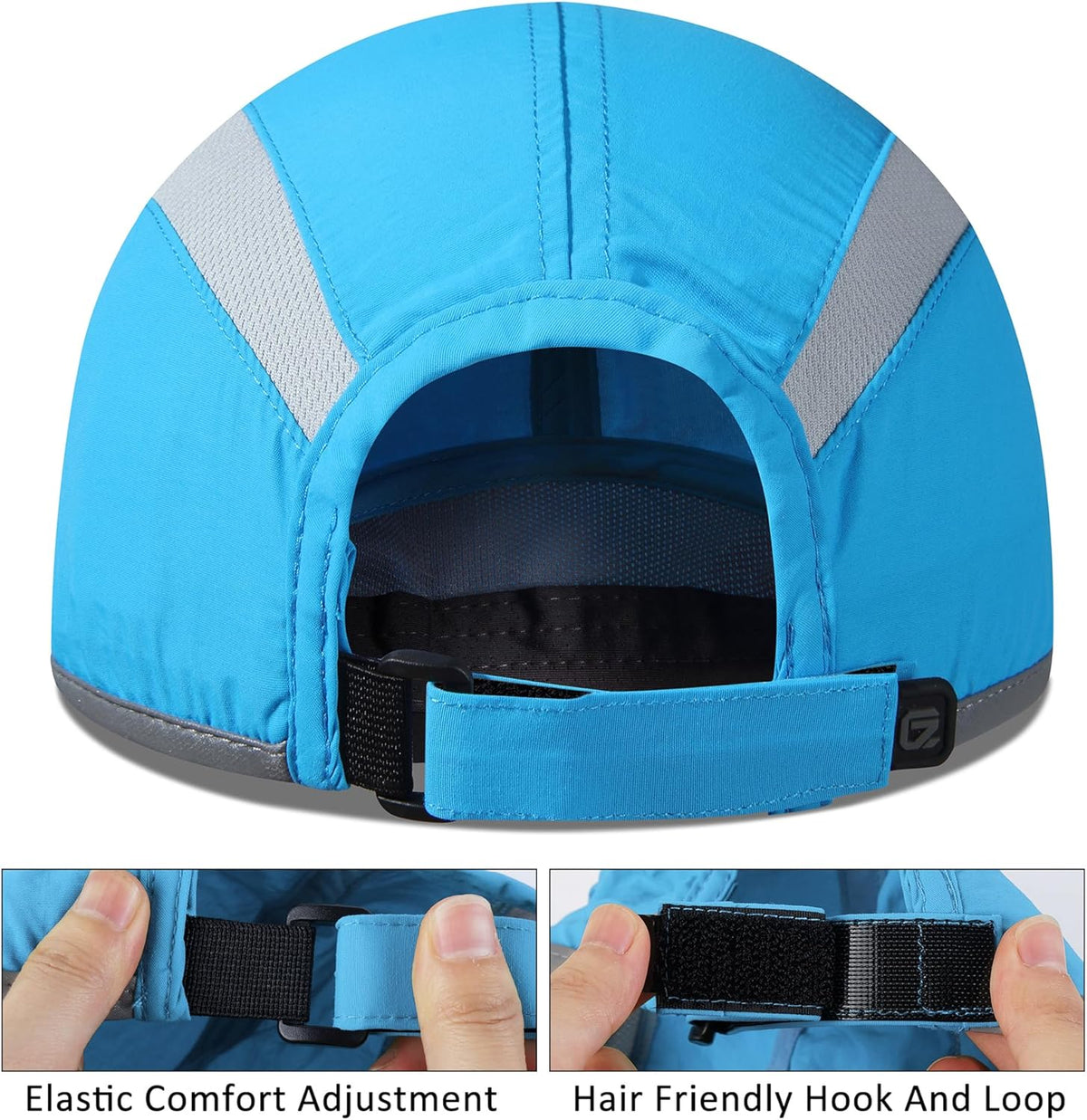 GADIEMKENSD Reflective Folding Outdoor Hat Unstructured Design UPF 50+ Sun Protection Sport Hats for Womens and Mens