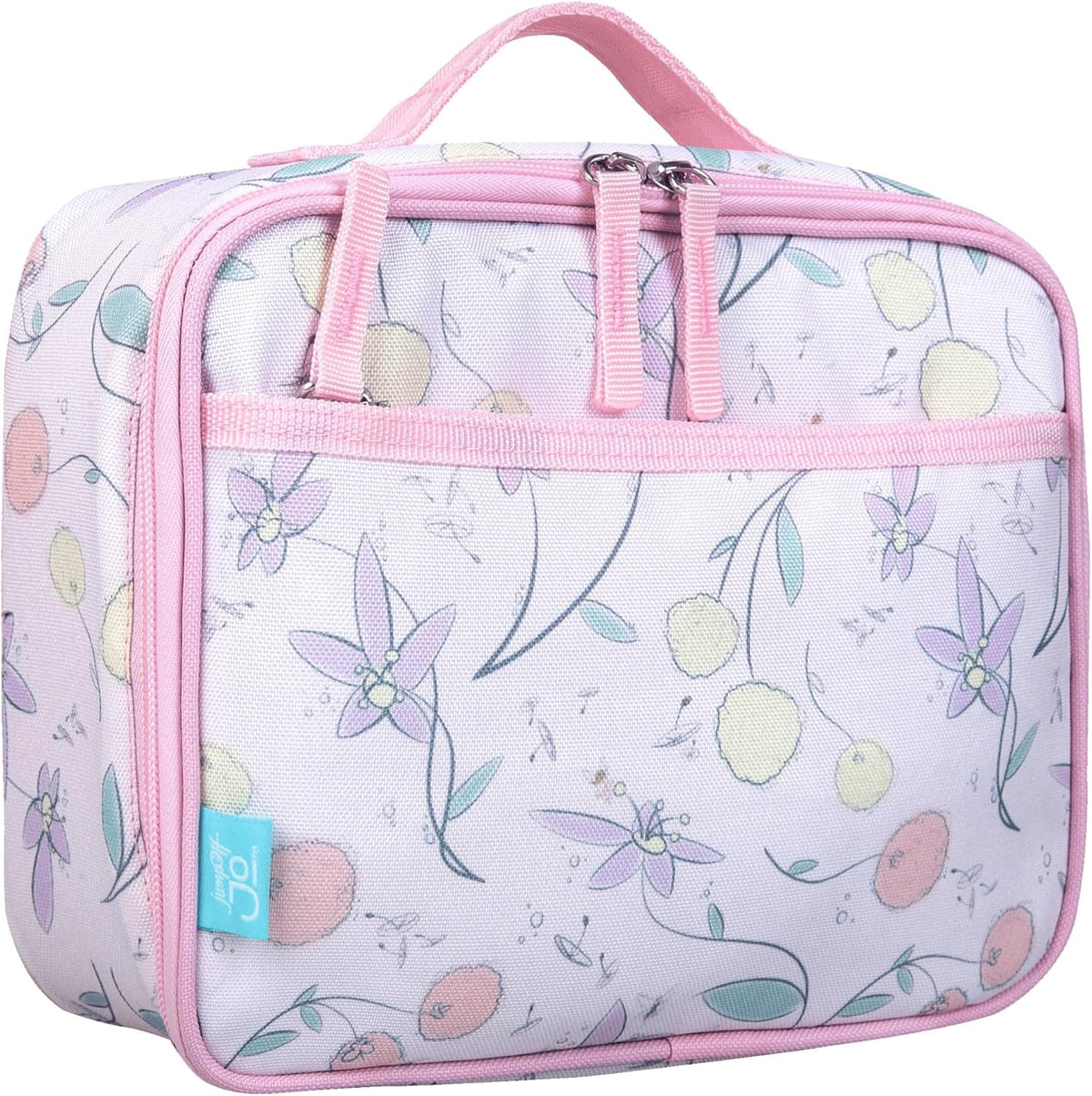 Wildkin JumpOff Jo Insulated Lunch Box – Durable, Reusable for Kids – Fairy Blossom