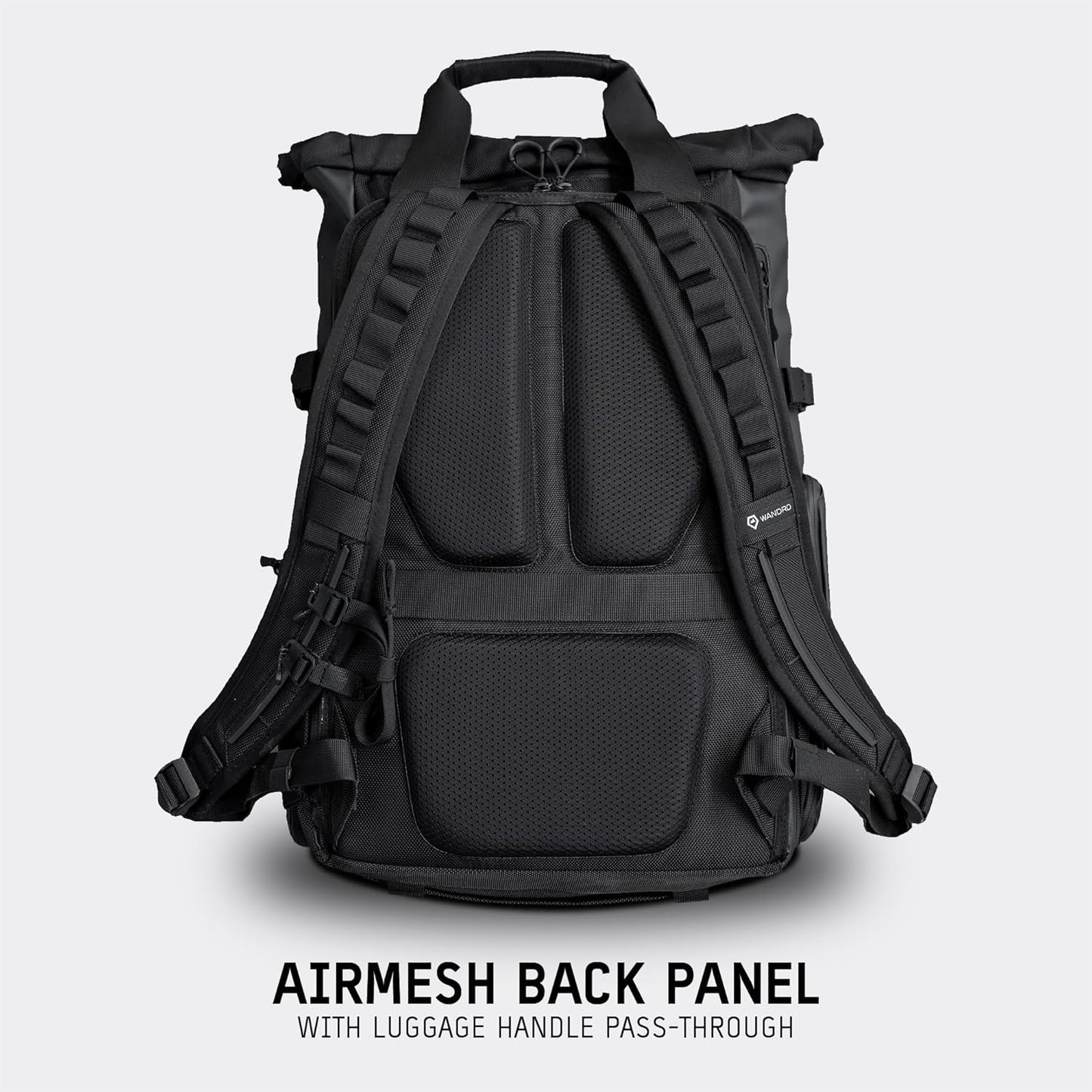 WANDRD PRVKE 31L, V3 Backpack: Weather-Resistant Travel & Camera Backpack with Laptop Sleeve, Quick Side Access, Clamshell Opening – Ideal Photography & Travel Bag (Black)