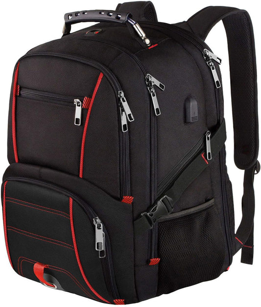 LTINVECK Travel Laptop Backpack, Extra Large Backpack for Men Women with USB Charging Port, TSA Friendly Heavy Duty Big Business Computer Backpacks Bag Fit 17 Inch Laptops, RFID Backbag