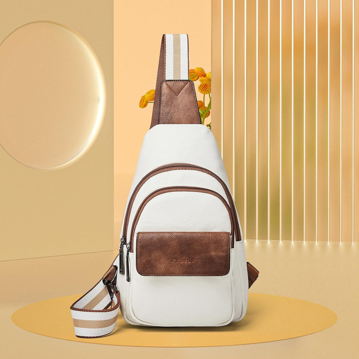 Sling Bag Crossbody Bags for Women Small Cross Body Bag Fanny Packs Chest Sling Purse for Daily Travel Leisure Sport