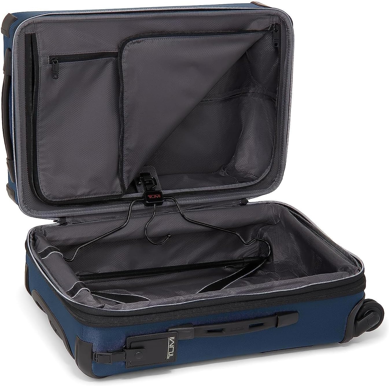 TUMI - Aerotour 4 Wheel Expandable Luggage - Men's and Women's Lightweight Business and Leisure Travel Suitcase - 21.75" International Expandable Carry-On, Navy
