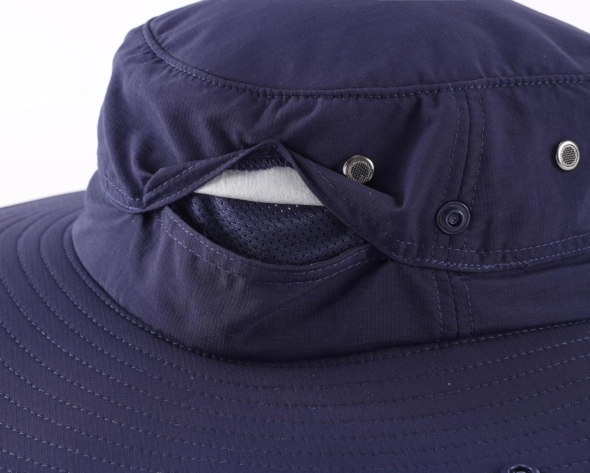 Home Prefer UPF50+ Mens Sun Hat Wide Brim Fishing Hat Sun Protection Beach Gardening Bucket Hat for Men Women