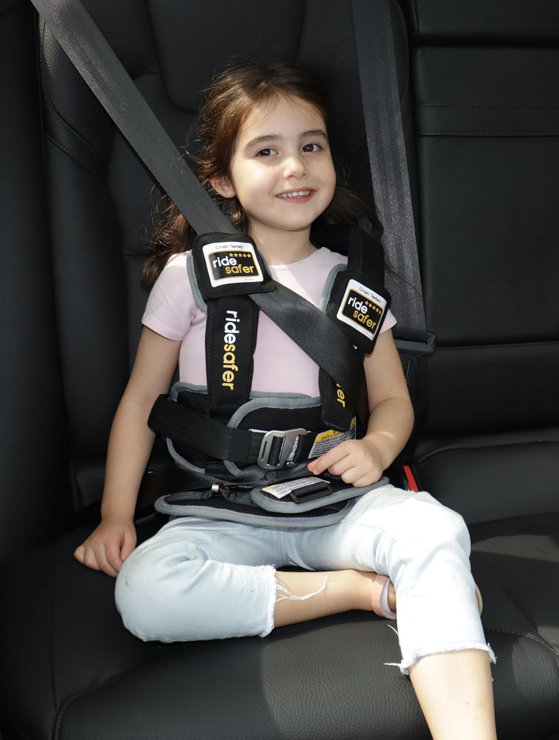 Large Blue, Lightweight, Compact, Portable Car Seat - Perfect for Travel and Everyday Child Safety