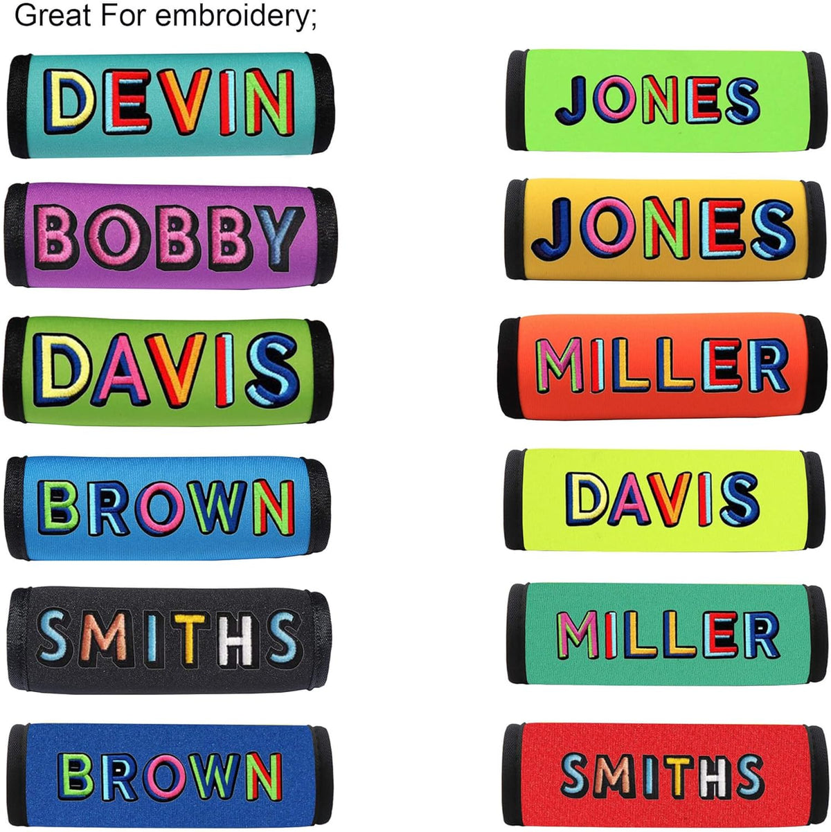 Luggage Tags for Suitcaes-Luggage Handle Wrap Travel Tags for Lugage Identifiers/Marker/Handle Covers Cruise Accessories Must Haves Travel Gifts
