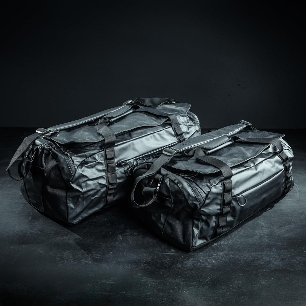 Eberlestock Hyllus Duffel Bag for Men - Durable, Water-Resistant, Small Men's Duffle Bag with Zipper Pockets, Ideal for Travel & Gym, Tactical Gear Bag, Hunting, Fishing, Camping - Black, 65L