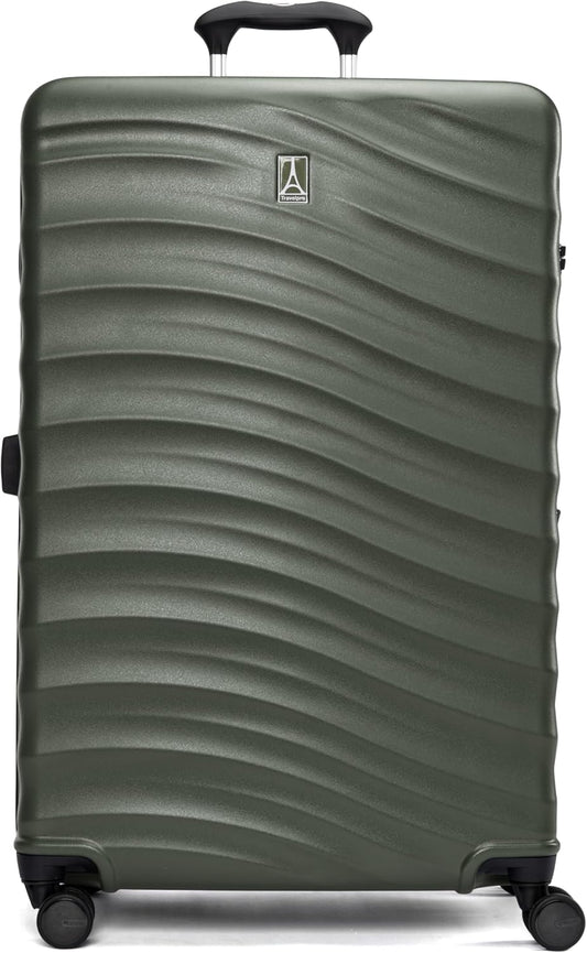 Travelpro Maxlite Air V2 Hardside Expandable Checked Luggage, 8 Spinner Wheels, Lightweight Hard Shell Suitcase, TSA lock, Slate Green, Checked Large 28-Inch