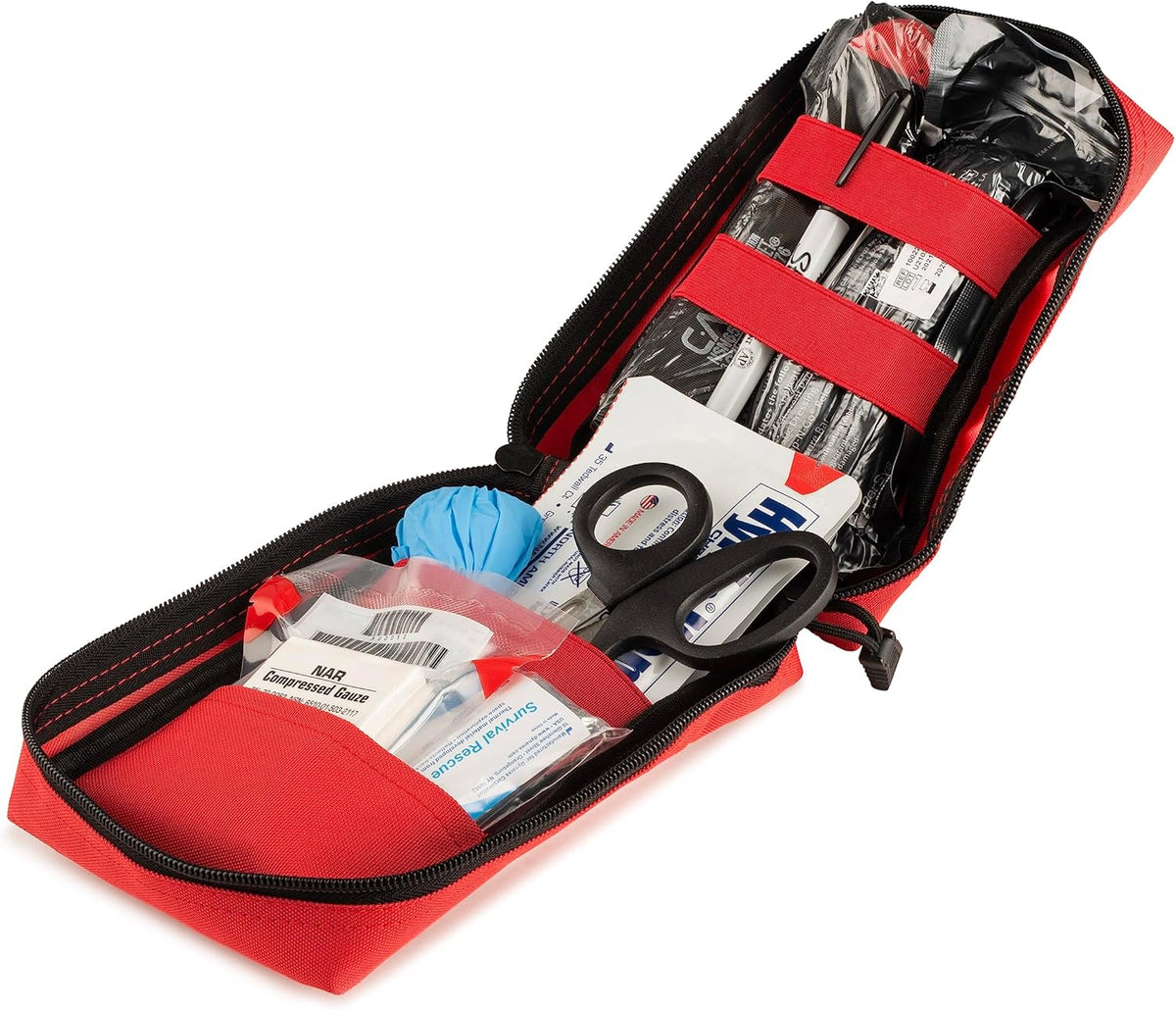 Scherber Public Access Bleeding Control Kit | Trauma Equipment, First Aid Supplies & NAR Tourniquet Pack for Gunshot Wound & Hemorrhage | Medical Professional & Emergency Rescue | Single, Medium