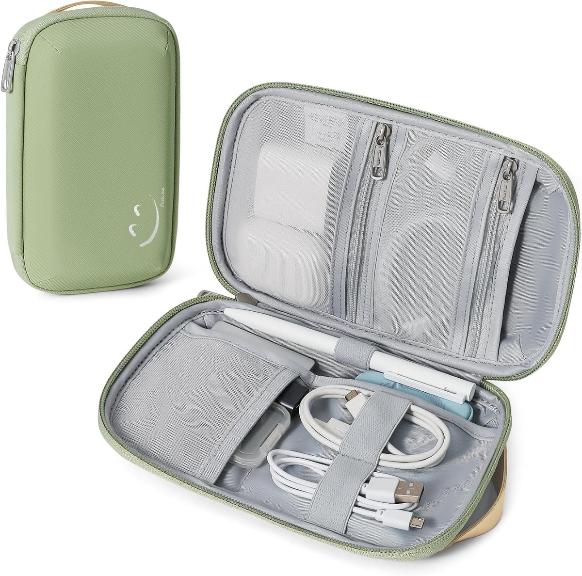 Travelkin Travel Cord Organizer, Small Electronic Organizer Travel Case, Cable Organizer Bag For Cords,Chargers Phone, Sd Card,Usbs