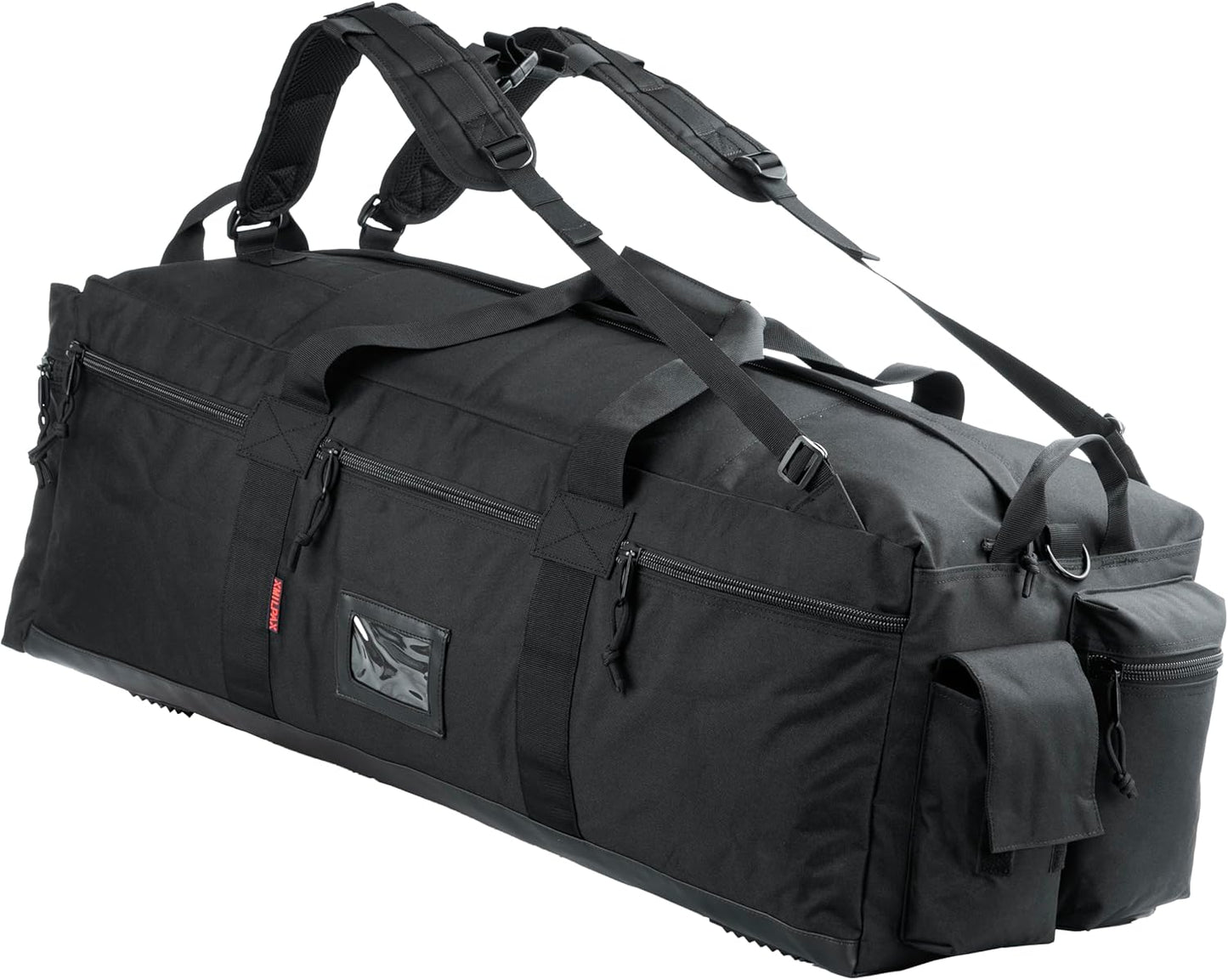 Large Military Duffle Bag Tactical Gear Load Out Bag Deployment Cargo Bag Travel Sports Equipment Duffel Luggage Bag with Backpack Straps 90L