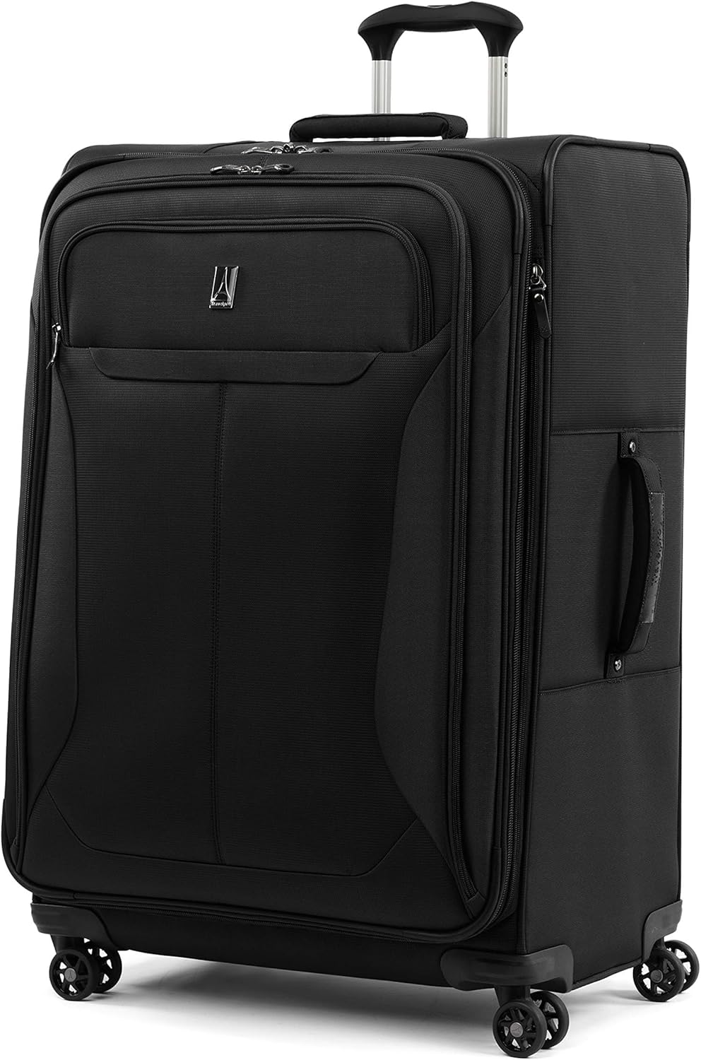 Travelpro Tourlite Softside 3-Piece Set, Expandable Luggage with 4 Spinner Wheels, Lightweight Suitcase, 21" Carry-On, 25" Checked Medium, 29 Check Large, Black