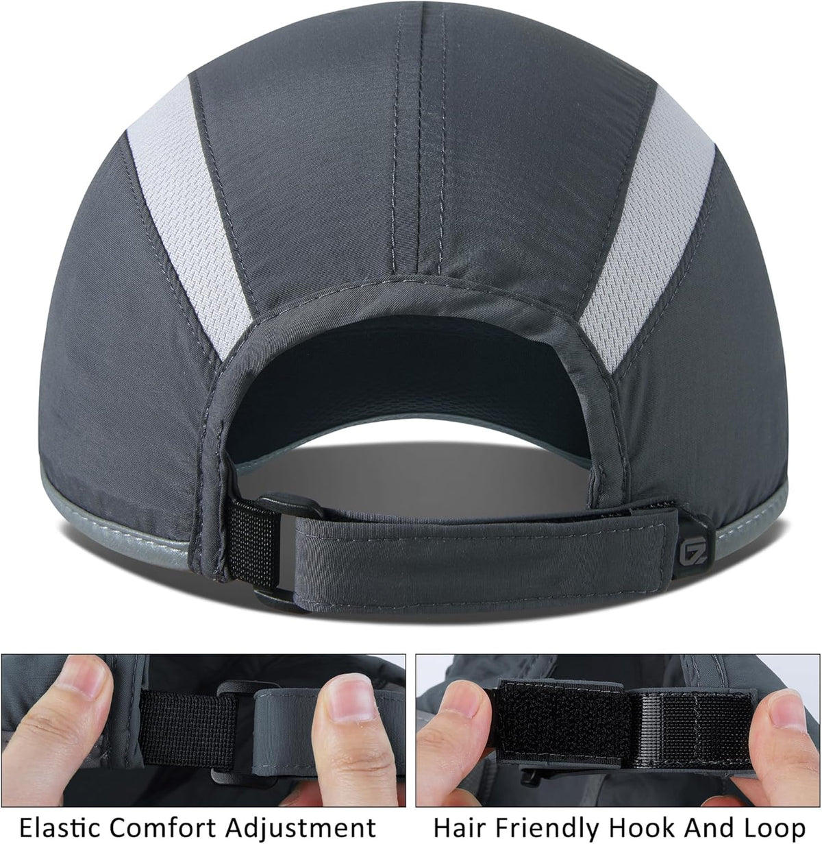 GADIEMKENSD Reflective Folding Outdoor Hat Unstructured Design UPF 50+ Sun Protection Sport Hats for Womens and Mens