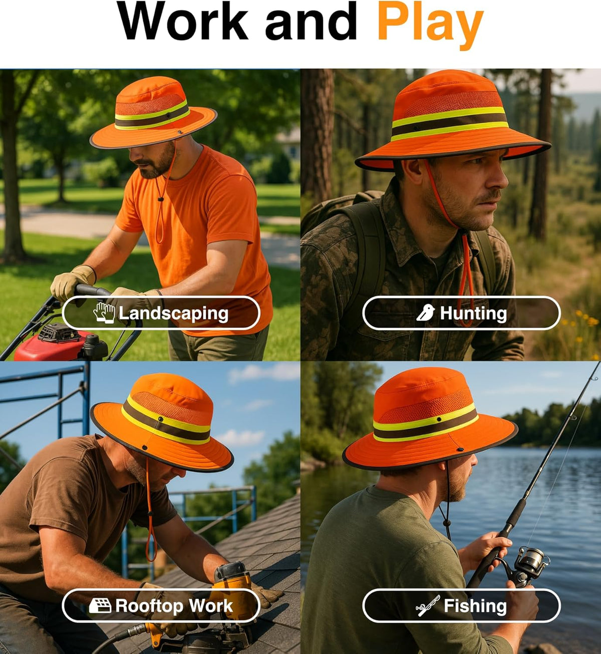 GearTOP Safari Sun Hat for Men and Sun Hats for Women UV Protection UPF 50+ Hiking, Gardening, Fishing
