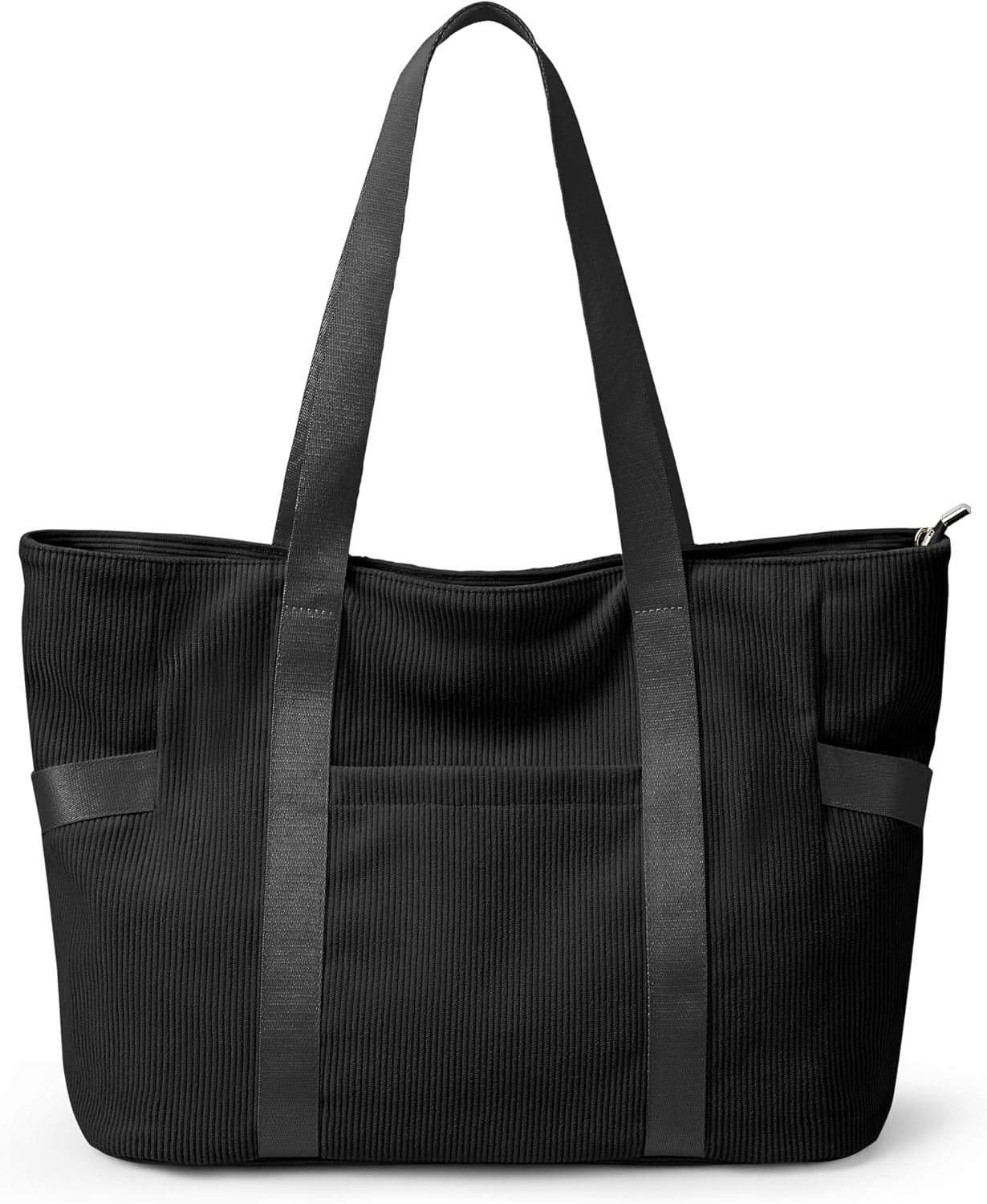 Tote Bag for Women with Zipper, Travel Tote Bags with Compartments Large Shoulder Bag Handbag for Gym Work School