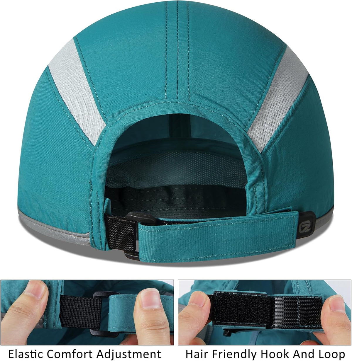 GADIEMKENSD Reflective Folding Outdoor Hat Unstructured Design UPF 50+ Sun Protection Sport Hats for Womens and Mens