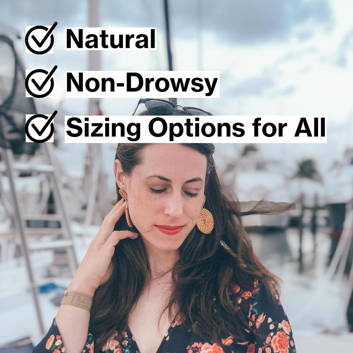 Acupressure Relief Band - Ana Duo (Medium) - Motion Sickness Bands and Nausea Relief for Pregnant Women | Travel, Pregnancy, Cruise
