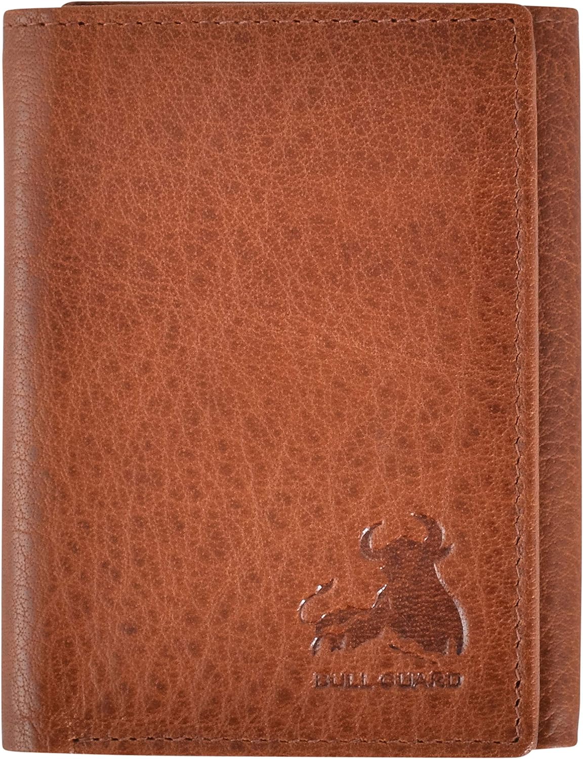BULL GUARD Leather Trifold Wallets For Men with ID and RFID Blocking Great For Work, Sports, Outdoors