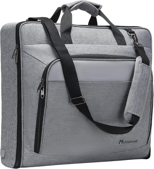 Modoker Suit Luggage Garment Bag with Shoulder Strap, Suit Carry on Bag Hanging Suitcase Garment Bags for Men Women Business Travel