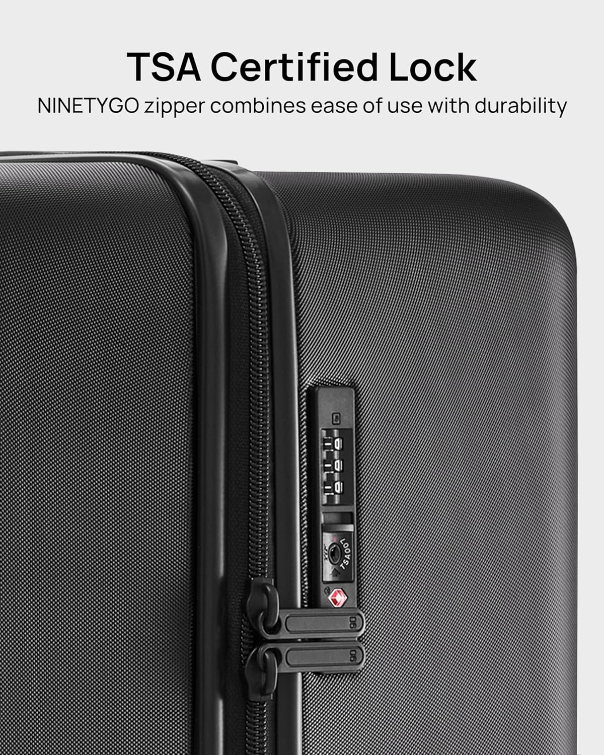 Trunk Luggage 29 Inch, Large Checked Luggage with Double Spinner Wheels, Anti-Burst Zipper, Hard Case PC Suitcase, Lightweight Travel Luggage, TSA Approved (Onyx Black, Hudson)
