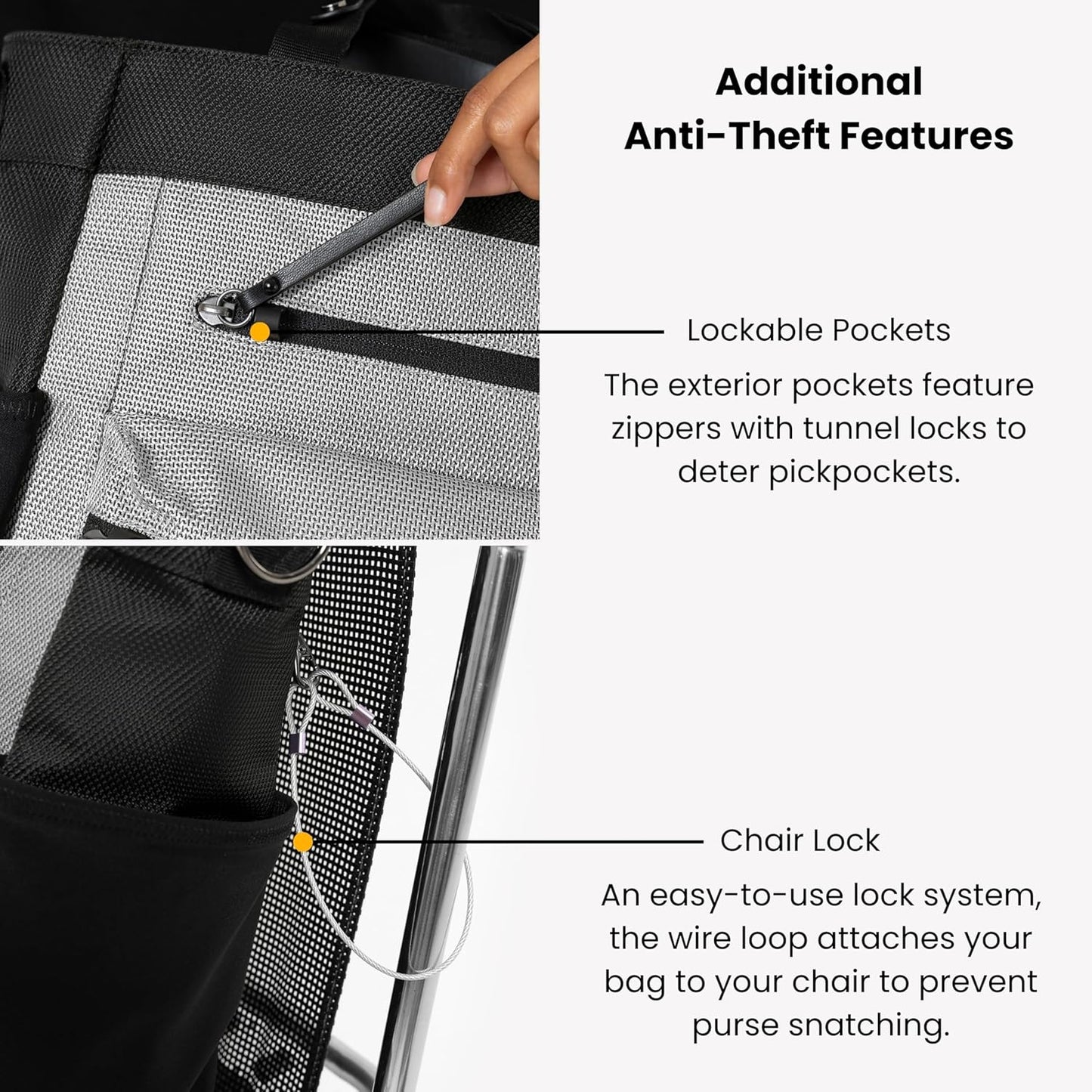 Sherpani Soleil, Anti Theft Convertible Backpack, 3 in 1 Tote Bag,Cross Body Purse, 18L Travel Backpack, Travel Gifts for Women, RFID Protection, Metal Hardware Fits 13” Laptop (Sterling)