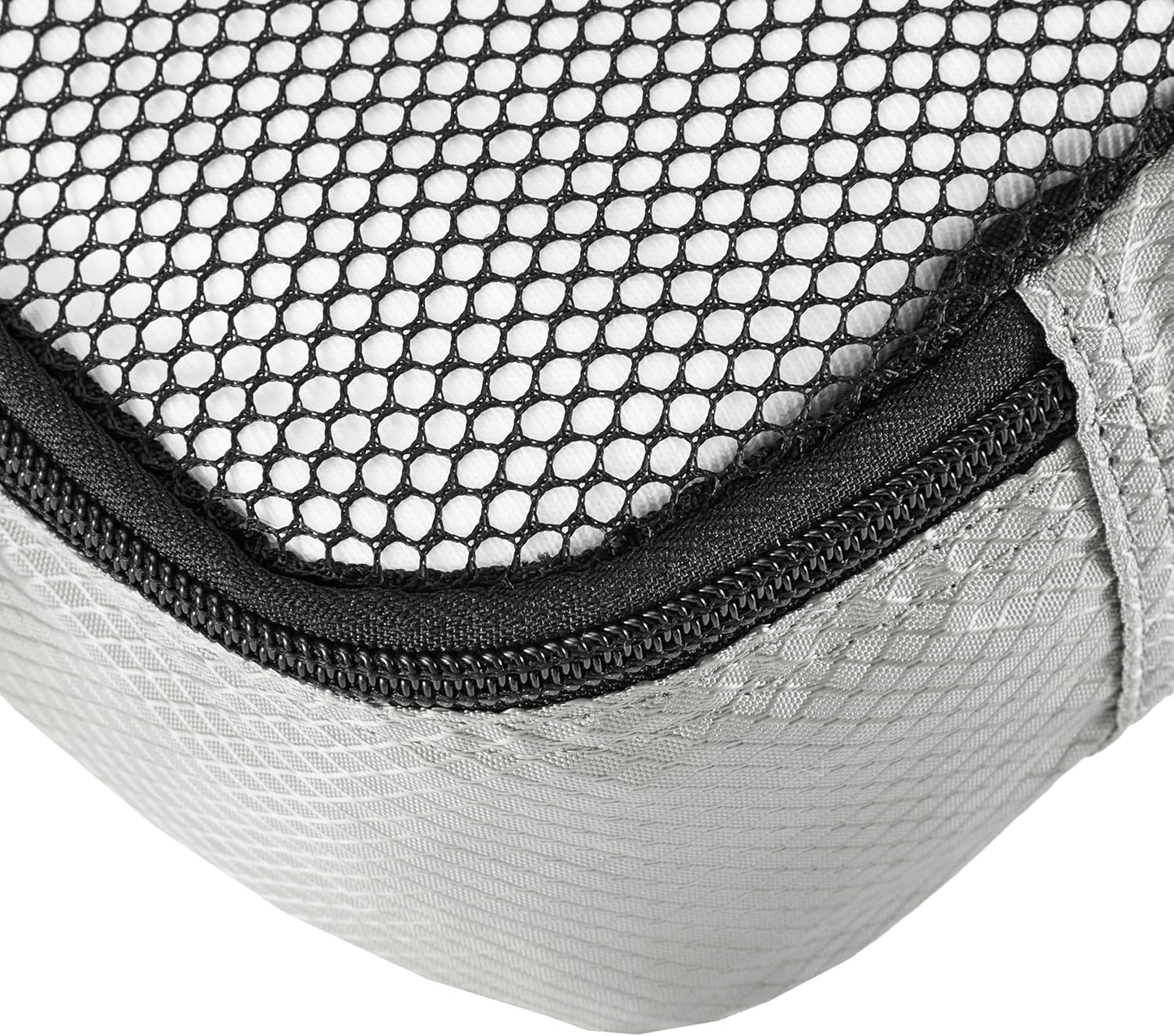 Amazon Basics Slim Packing Cubes for Travel, Packing Organizers, 4-Piece-Set With Double Zipper Pulls and Mesh Top Panel, 100% Durable Polyester, Gray, 14"L x 5"W x 3"H
