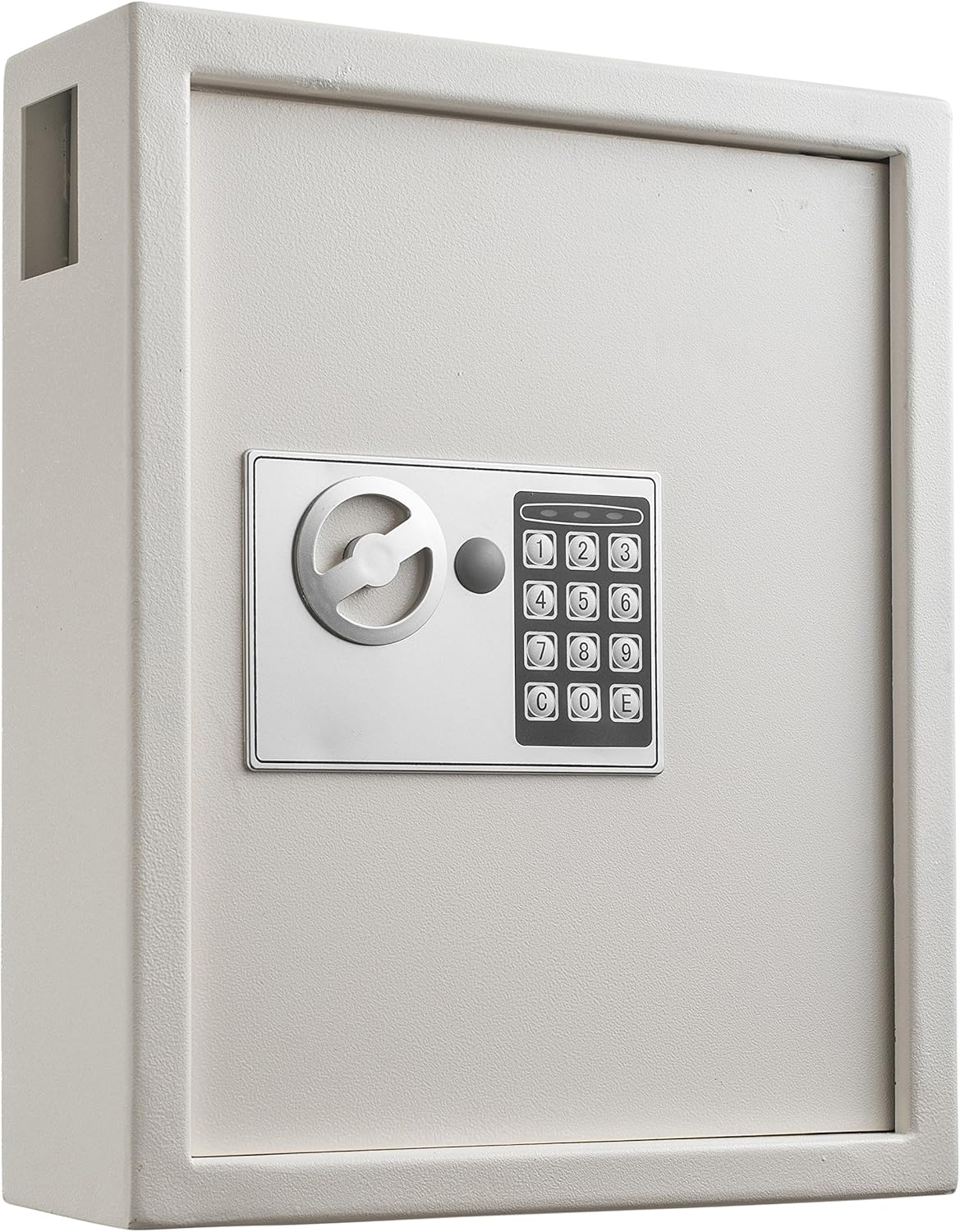 Adiroffice Key Holder Wall Mount - 40-keys Lock Box with Code, Key Cabinet Wall Mount, Valet Parking Key Box, Car Dealer Key Cabinet - Space Saving Locking Key Box Wall Mount with Digital Lock