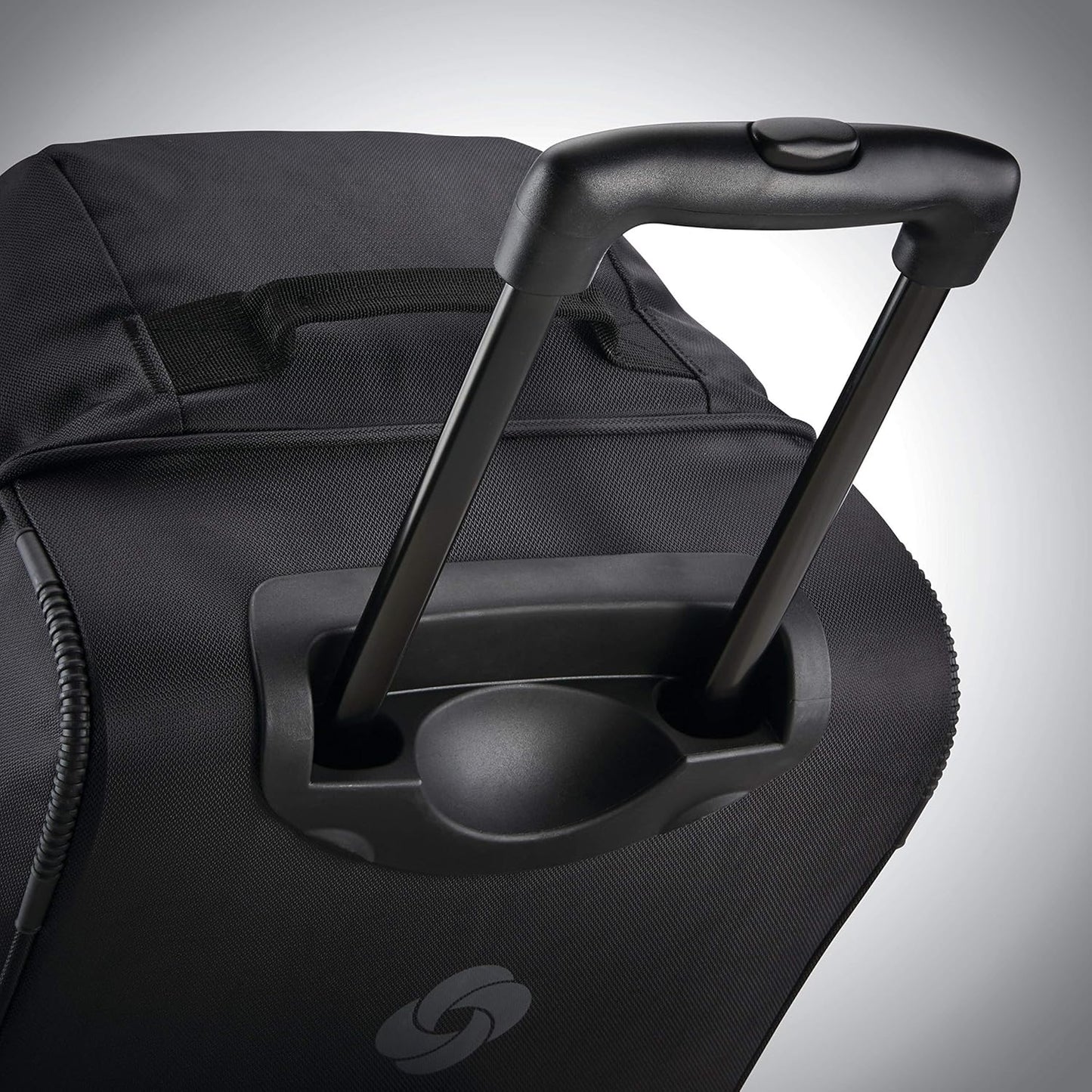 Samsonite Andante 2 Wheeled Duffel Bag – 22-Inch Durable Rolling Luggage with Inline Skate Wheels, Push-Button Handle & Spacious Compartments – Travel-Friendly and Lightweight - All Black