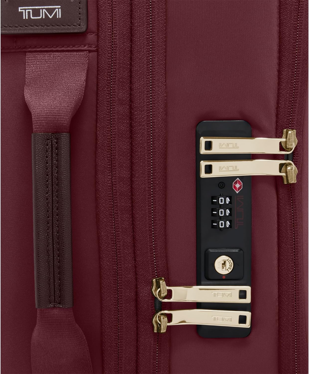 TUMI - Voyageur Leger 4 Wheeled Luggage - Women's Lightweight and Spacious, Sleek Silhouette, Durable Premium Suitcase - 21.8" International Expandable Carry-On, Wine