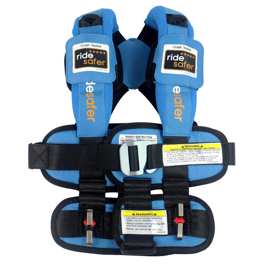 Large Blue, Lightweight, Compact, Portable Car Seat - Perfect for Travel and Everyday Child Safety