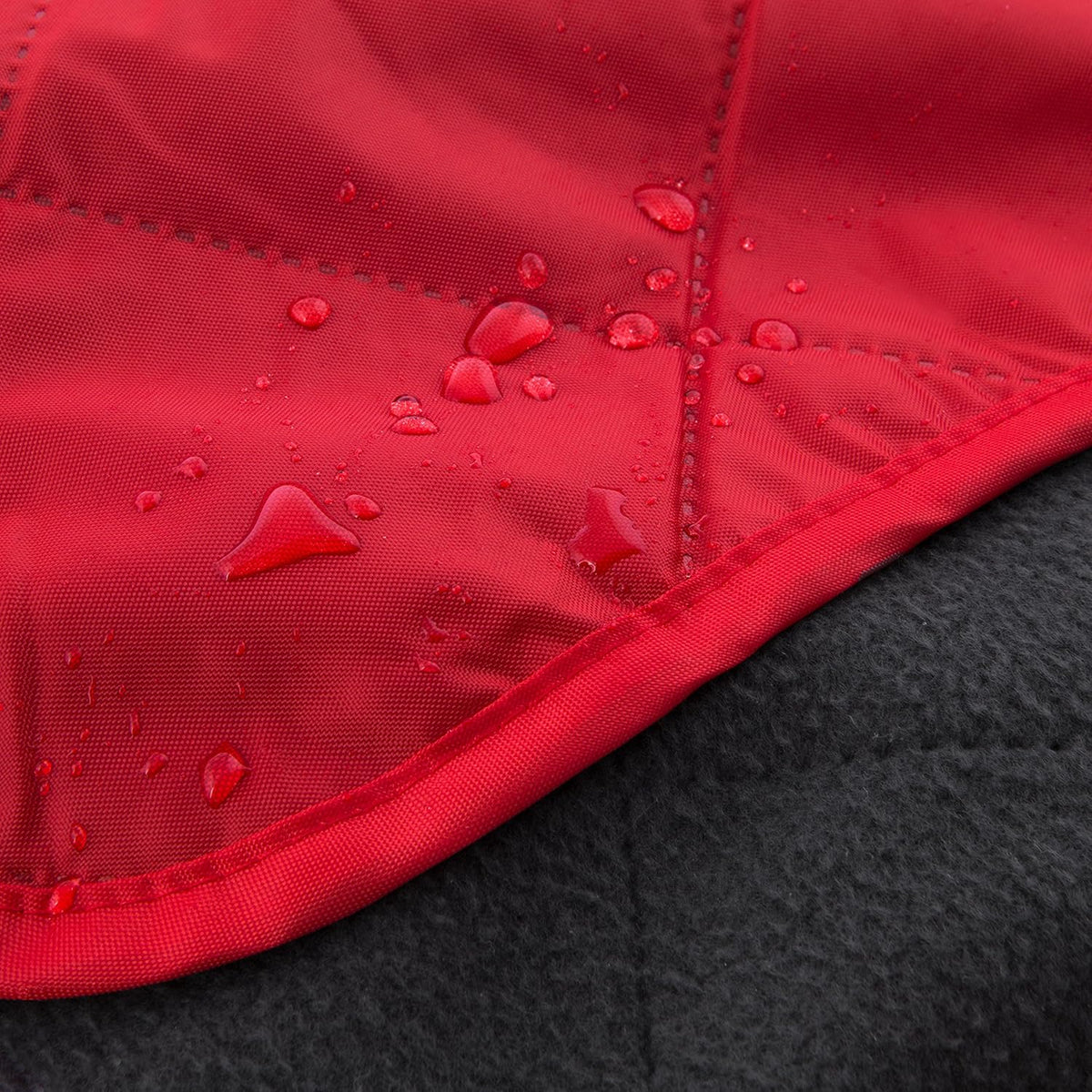 DOWN UNDER OUTDOORS Large Waterproof Windproof Extra Thick 350 GSM Quilted Fleece, or Sherpa Stadium Blanket